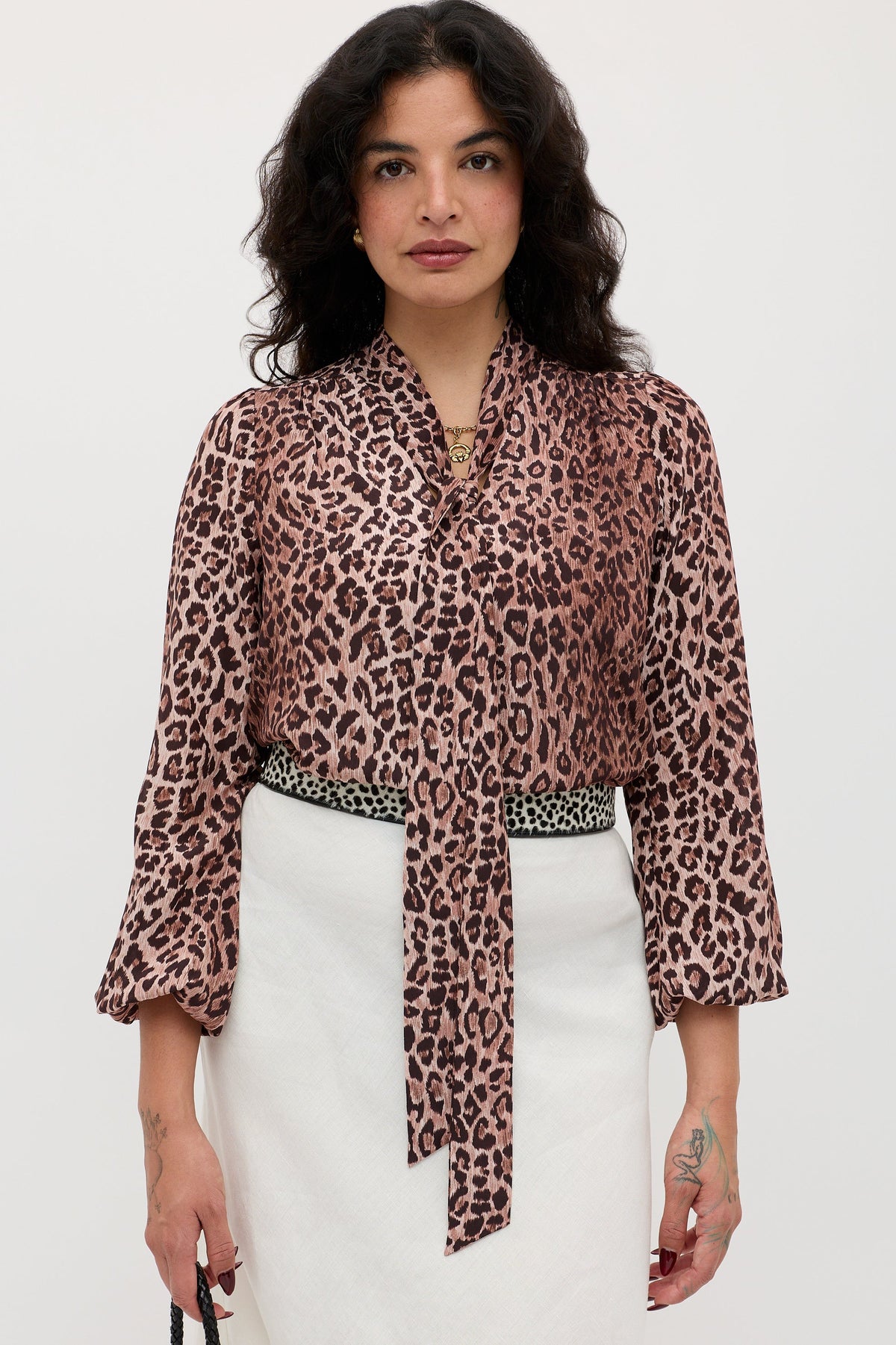 Moss Top in Leopard Brown — view 1