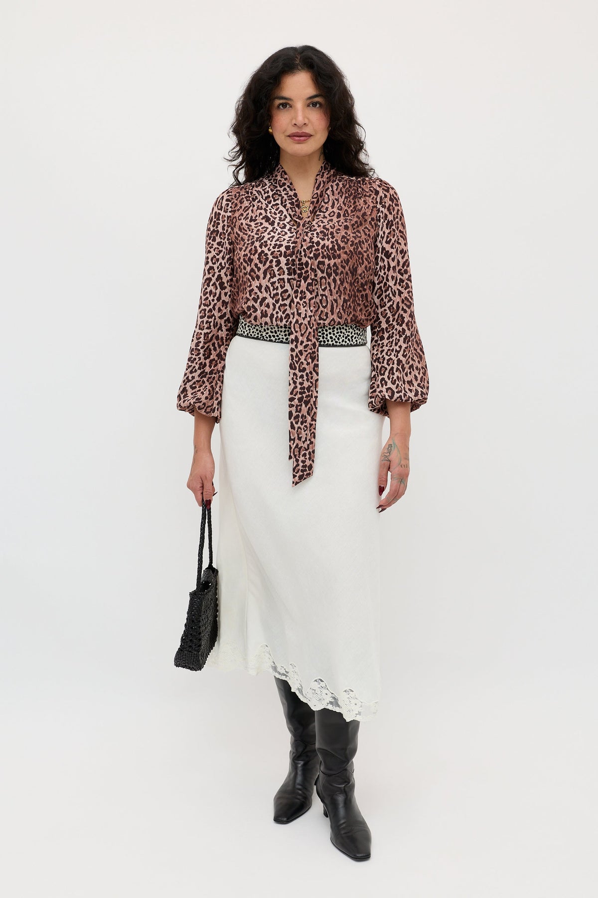 Moss Top in Leopard Brown — view 2