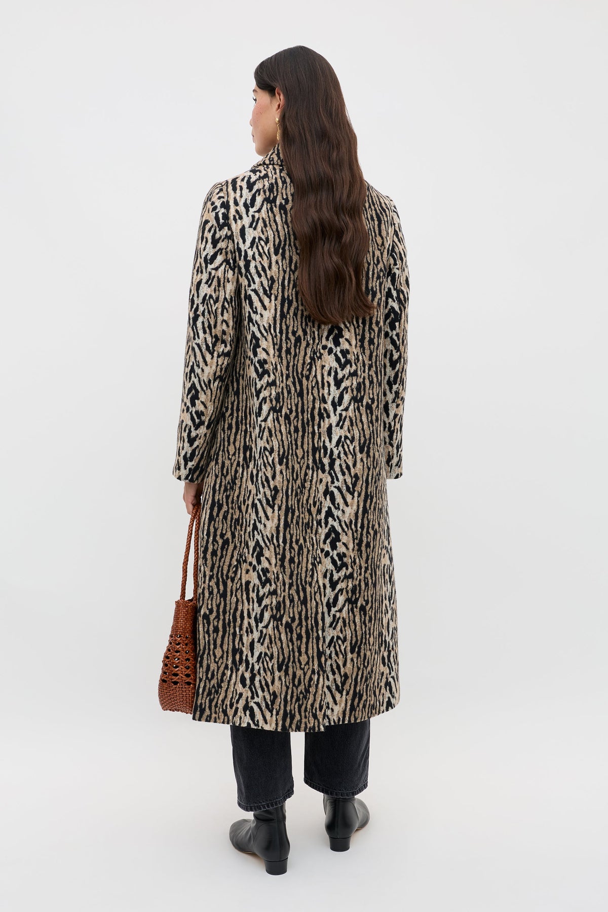 Milly Coat in Bohemia Leopard Brown — view 3