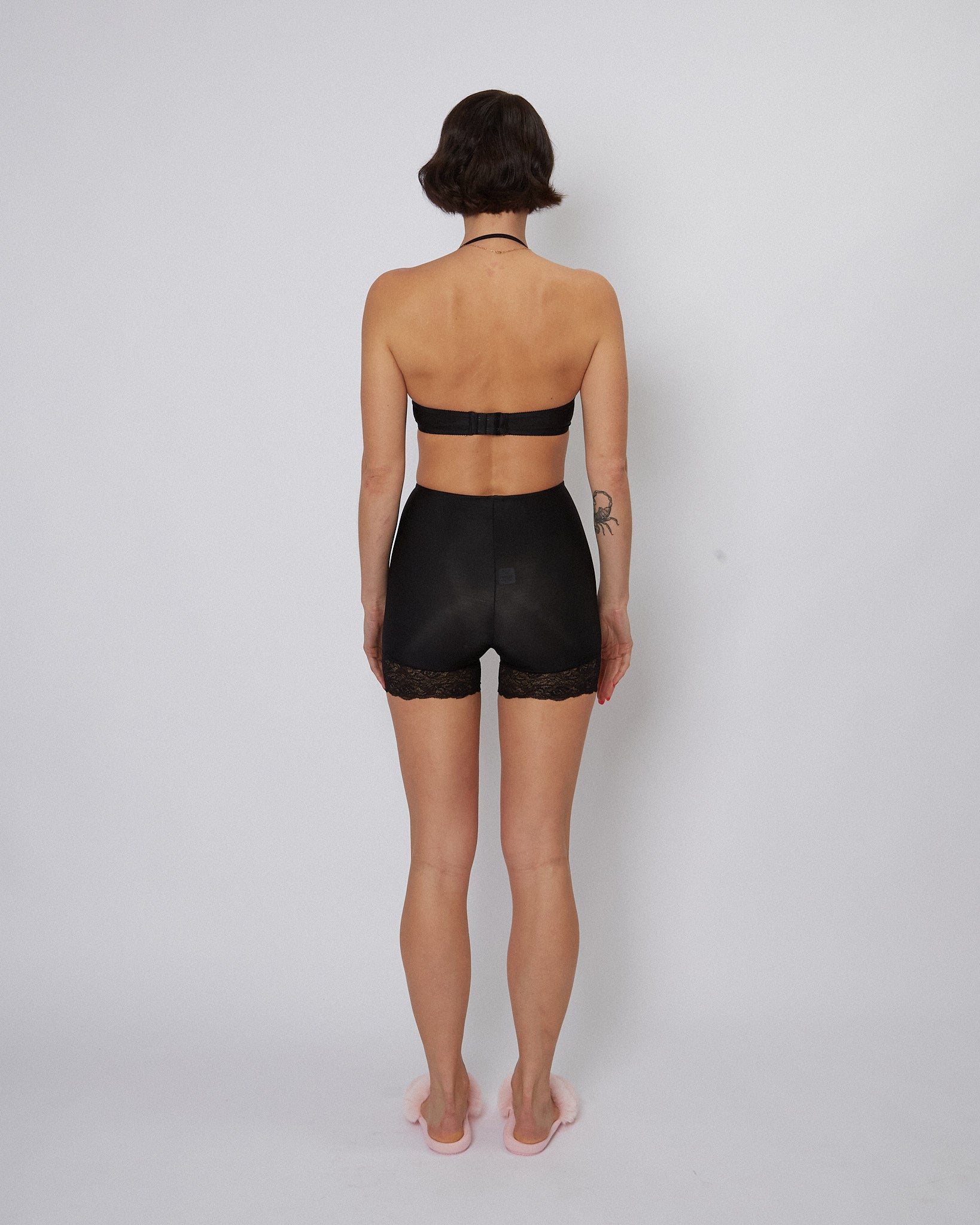 Second Skins Mini Bike Shorts in Black — view 3