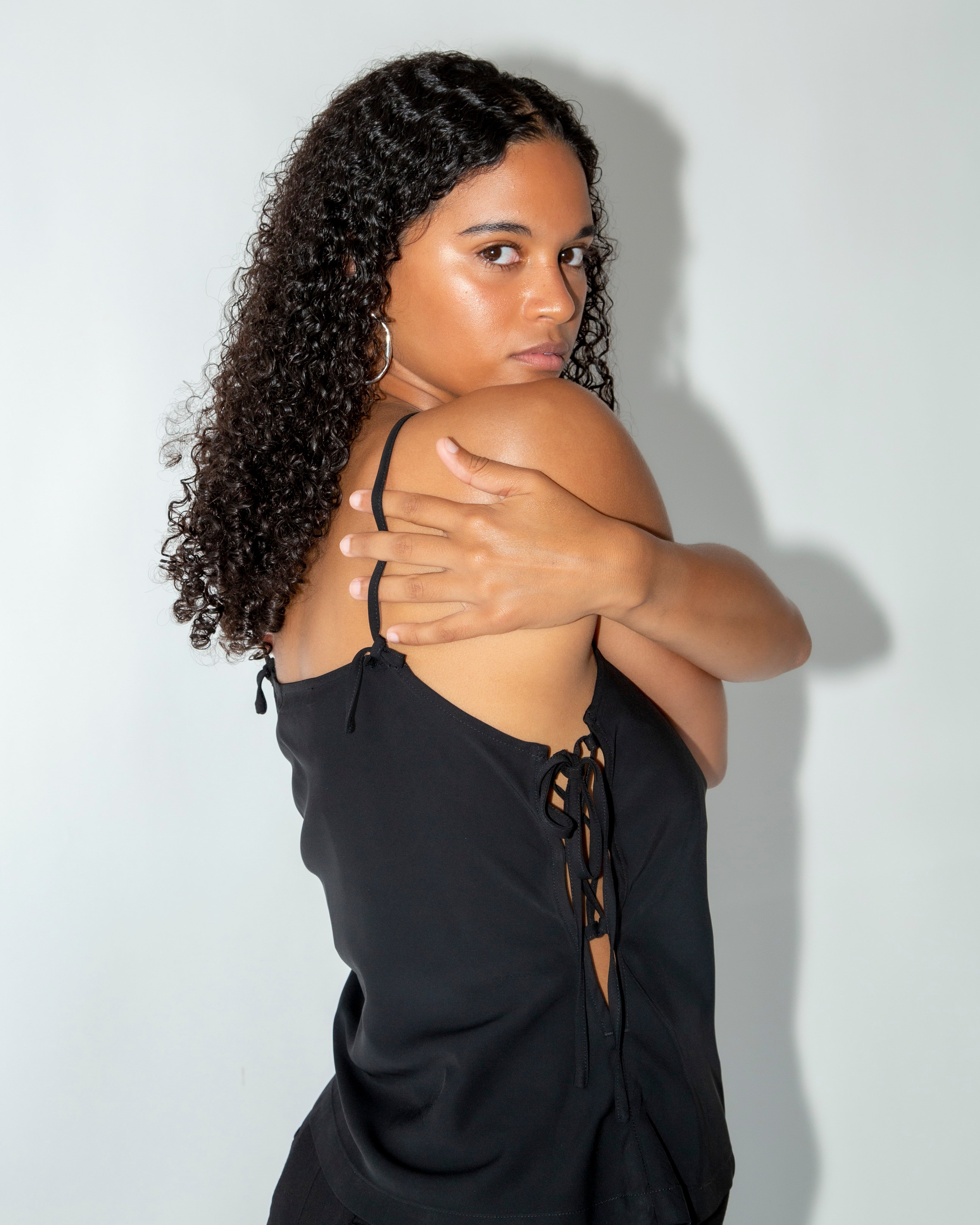 Austin Strappy Top in Black