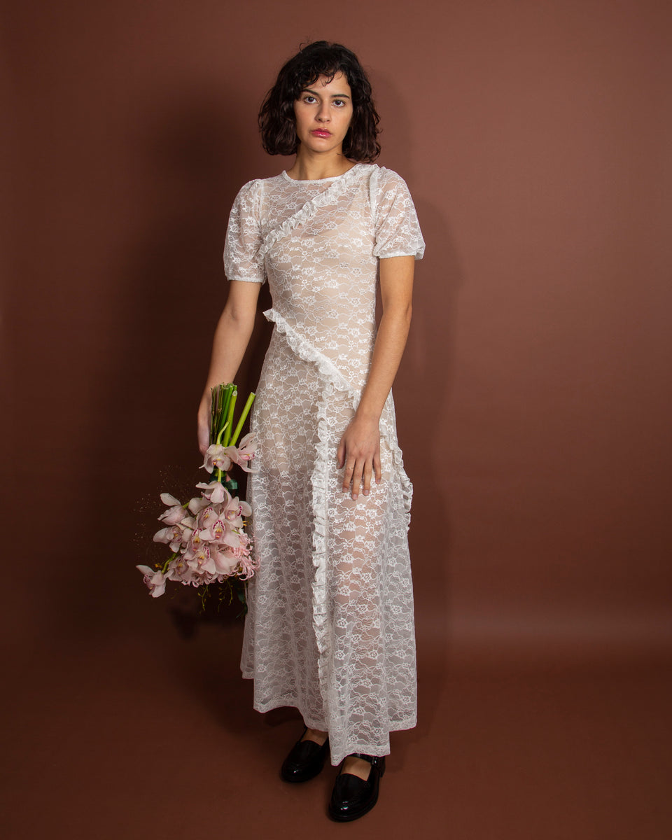 Leila Flower Lace Midi Dress– Dear Neighbor