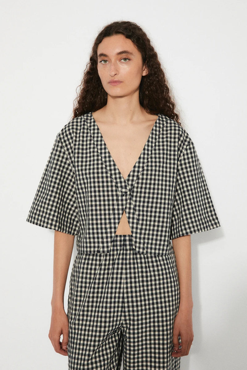 キャミソール RITA ROW/Checkered smocked body top セール】RITA ROW/Checkered smocked body top（キャミソール