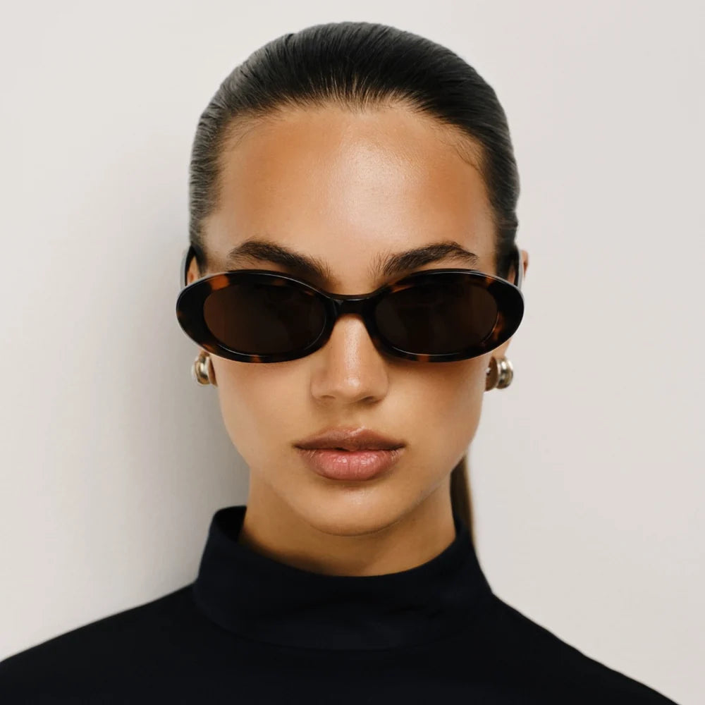 Lyric Leigh Sunglasses in Brown Tortoise — view 3