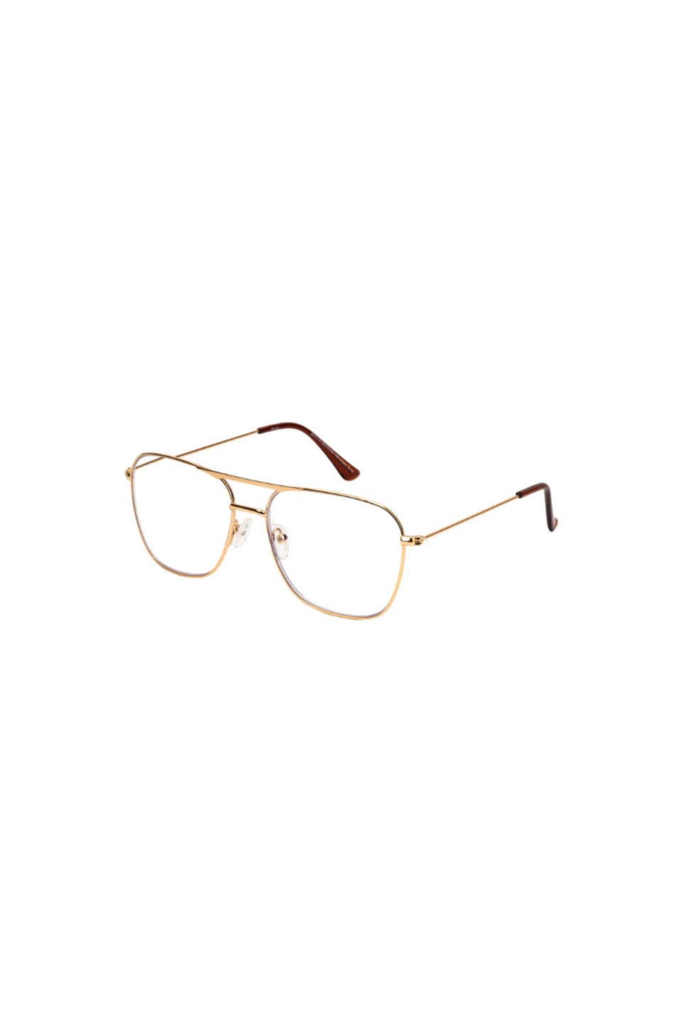 Ryder Blue Light Readers in Gold — front view