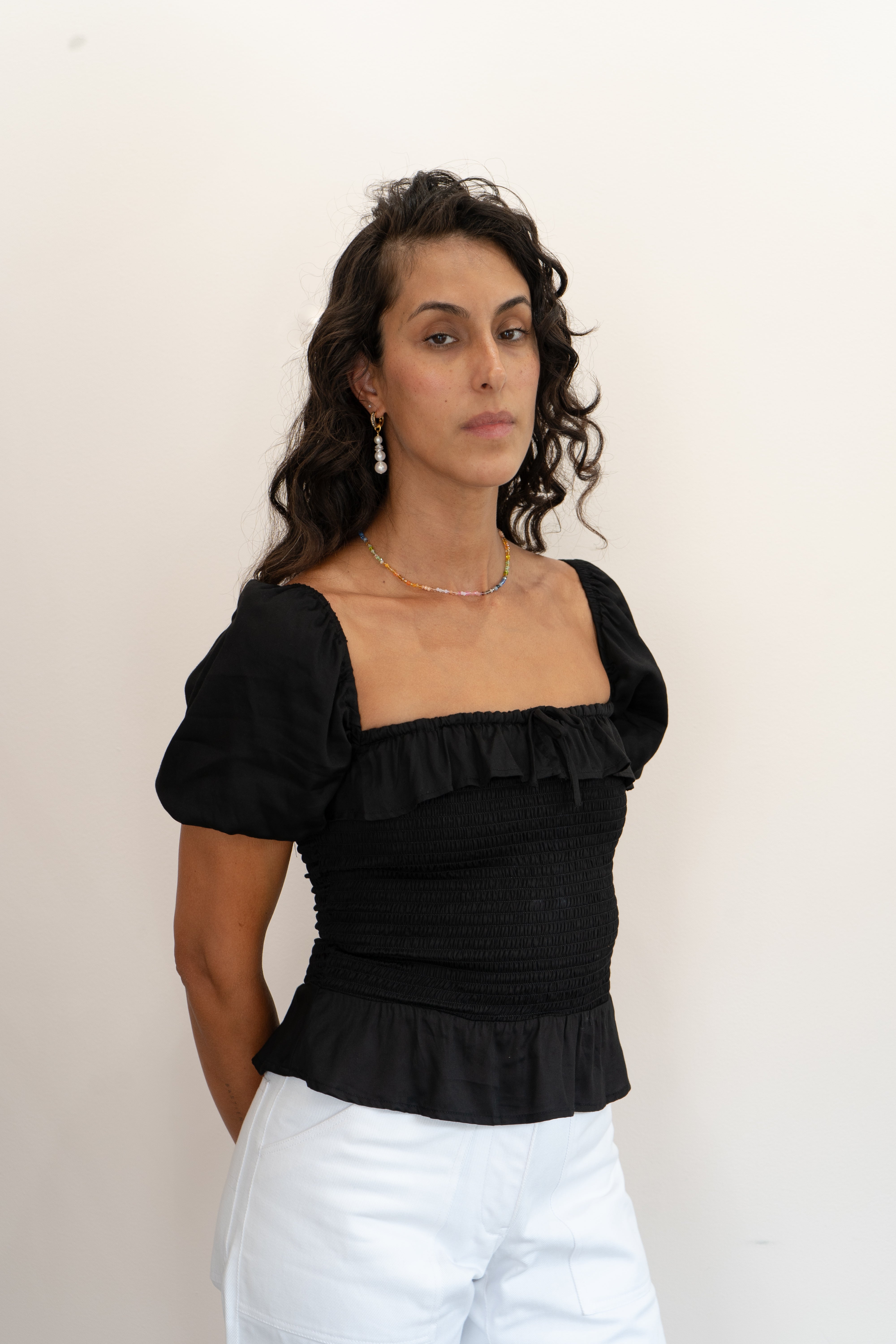 Luna Top in Jet Black — view 5