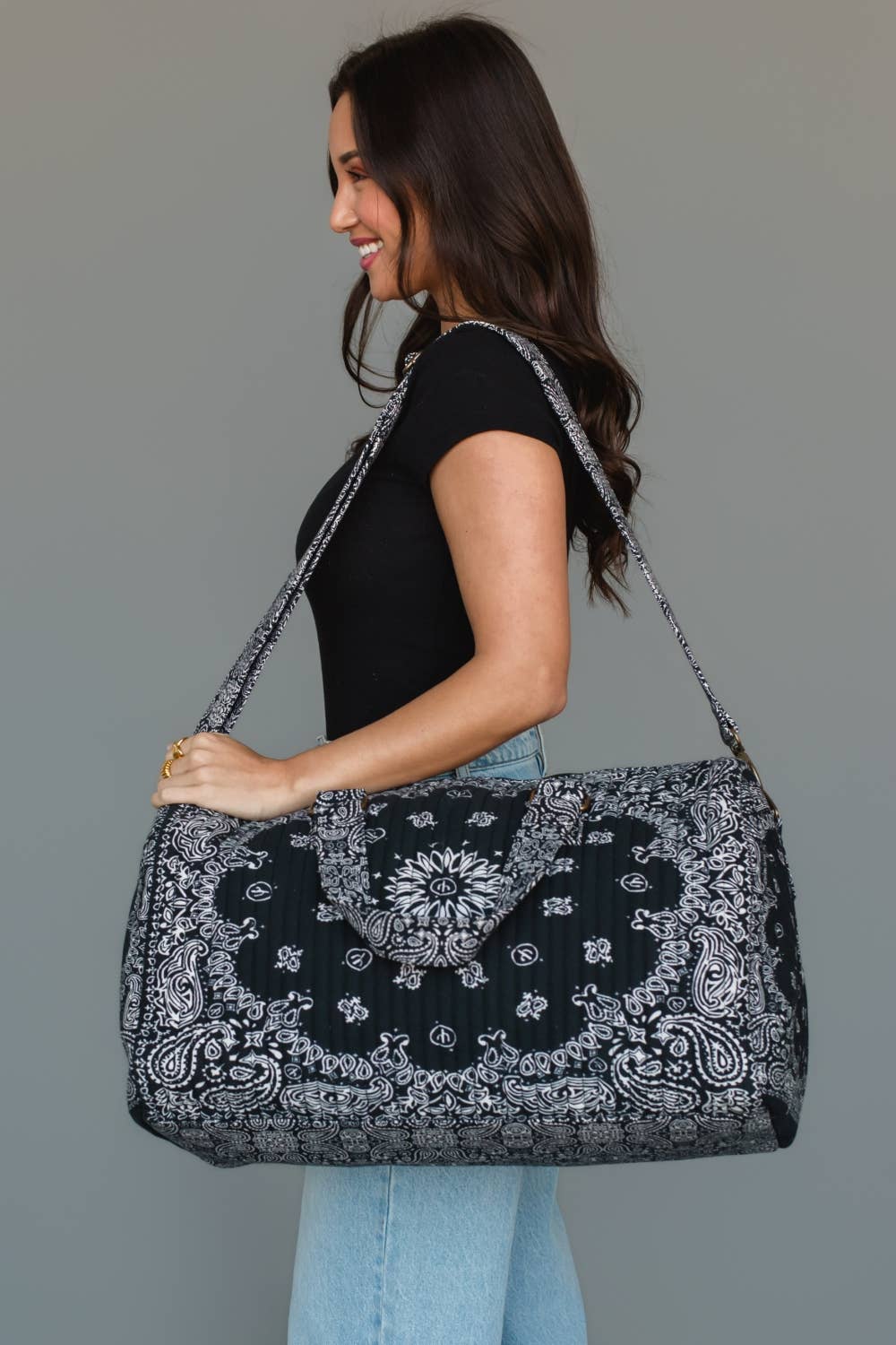 Black Bandana Duffel