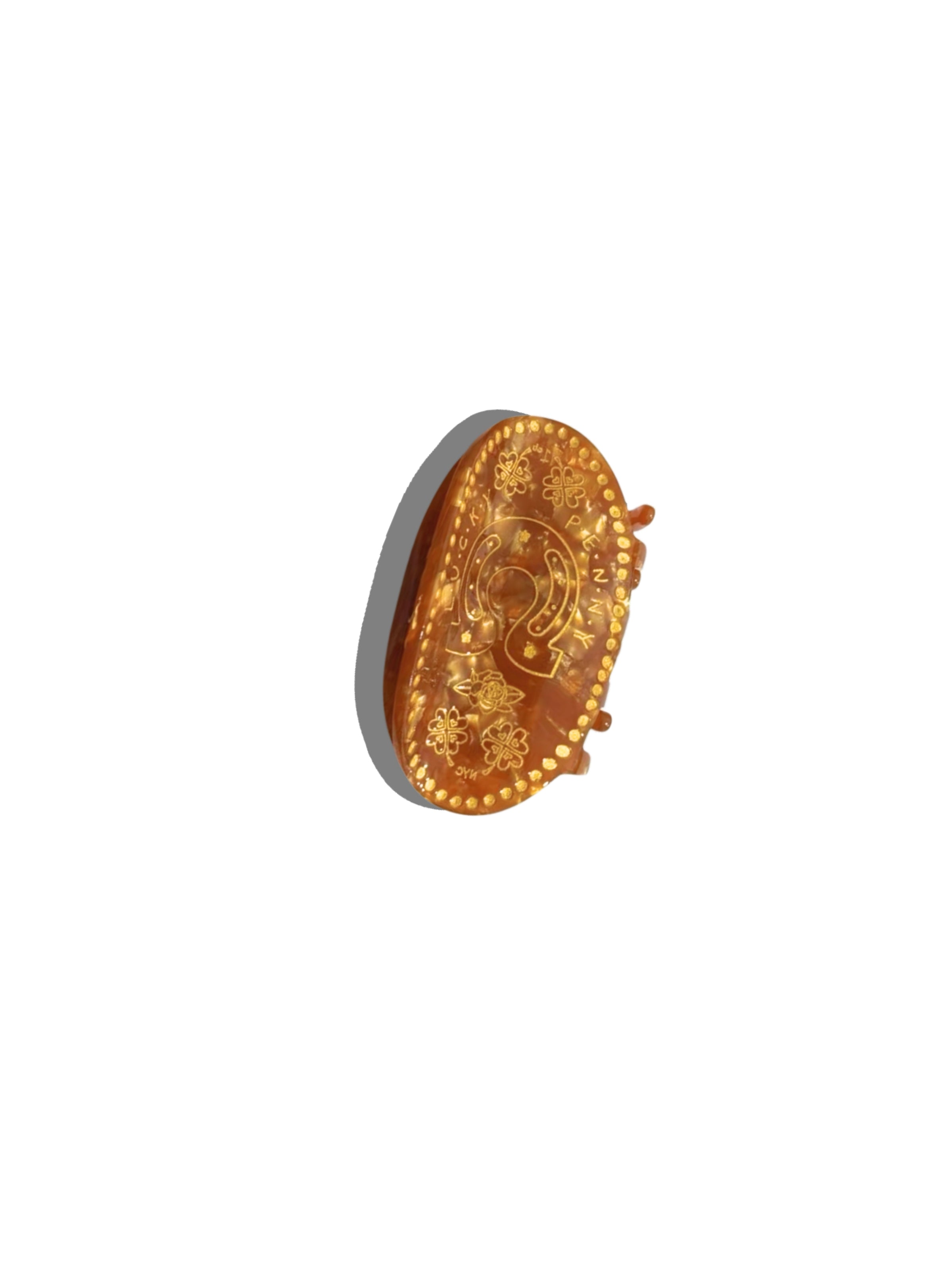 Solar Eclipse Lucky Penny Claw Clip