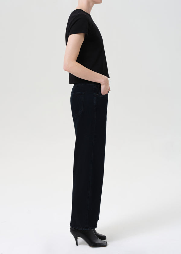 Low Curve Crop Jean in Crushed — view 2