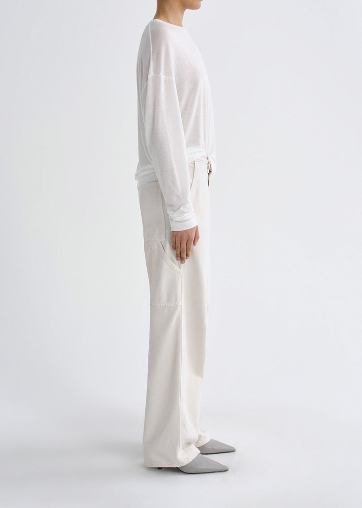 Lyndon Pant in Bone — view 3