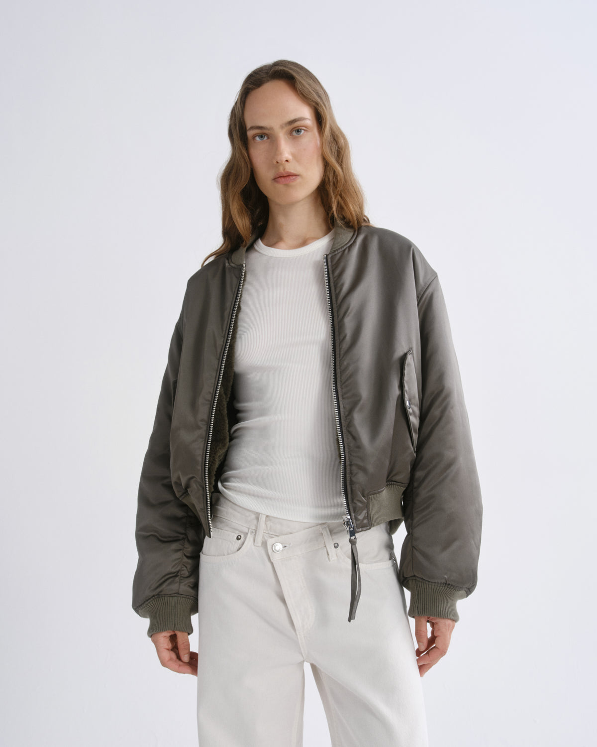 Frankie Reversible Bomber in Fern - view 1
