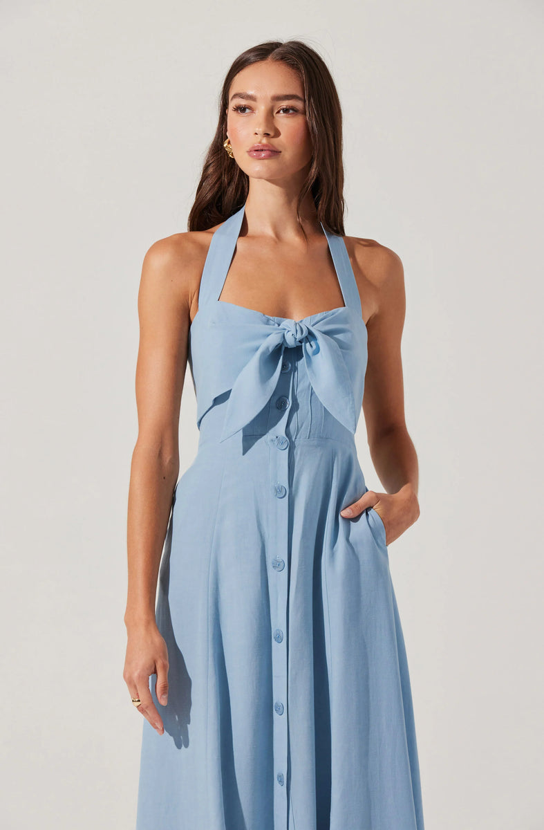 Dear Neighbor | Katherine Dress | Astr | Midi Linen Dress