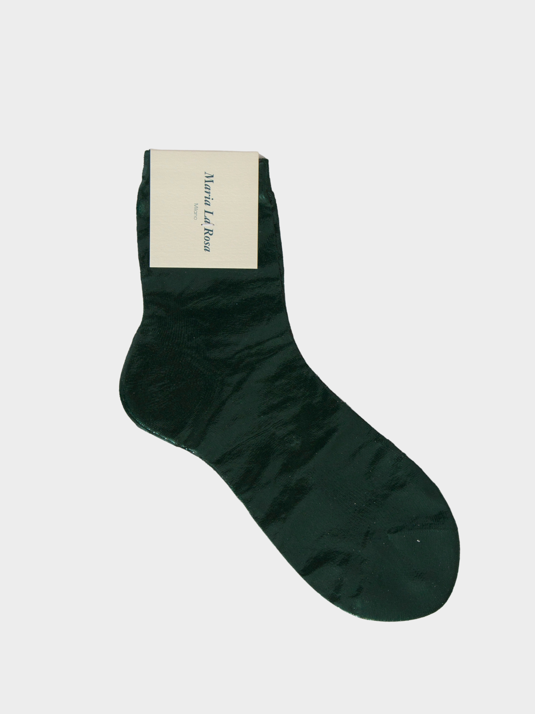 Laminated Metallic Sock in Forest