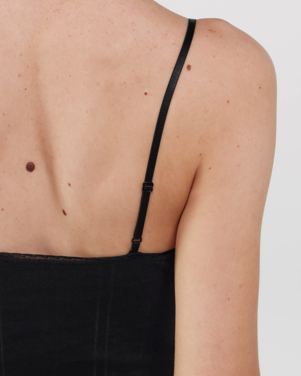 The Cami Slip in Black — view 3