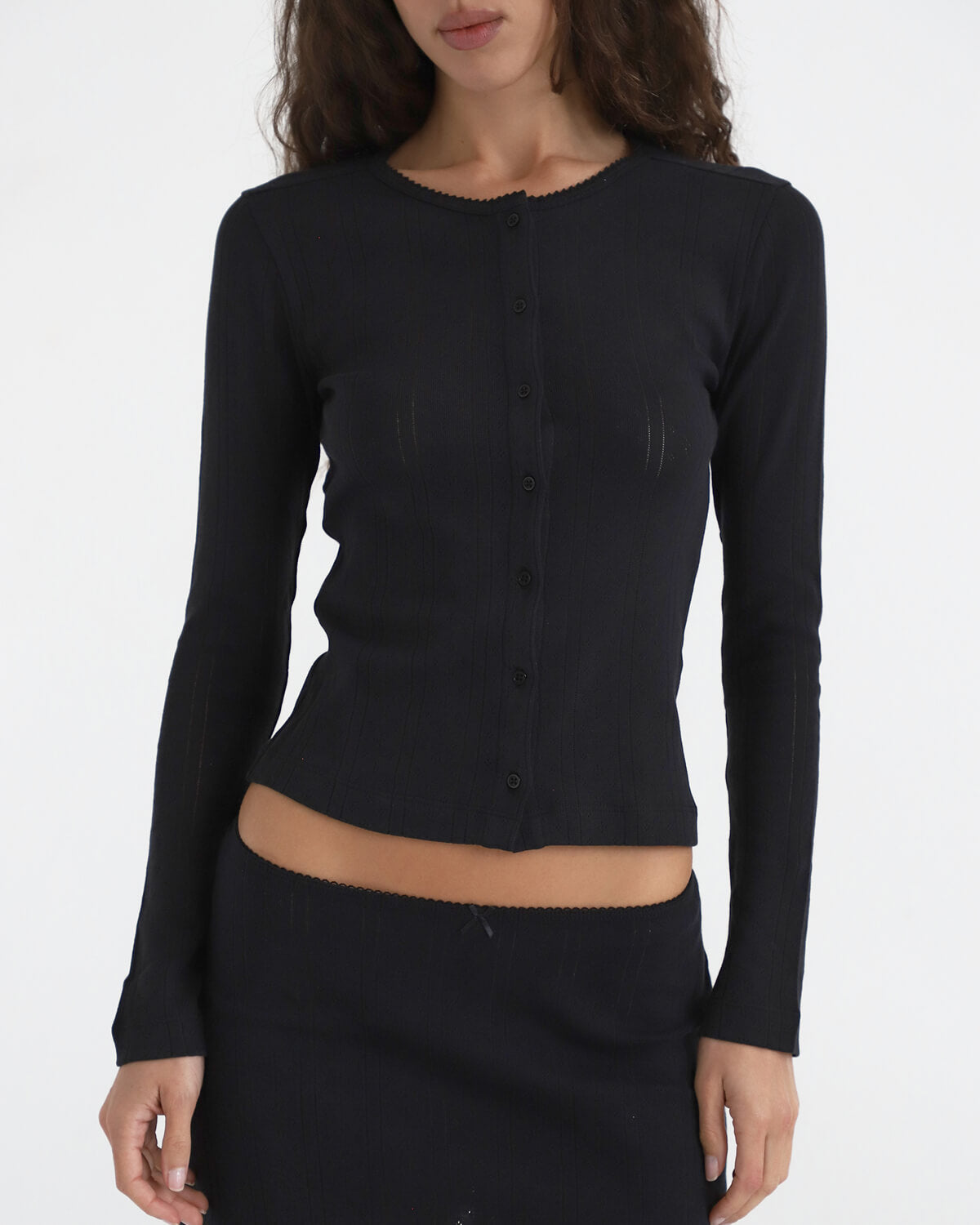The Cardigan in Black — view 3