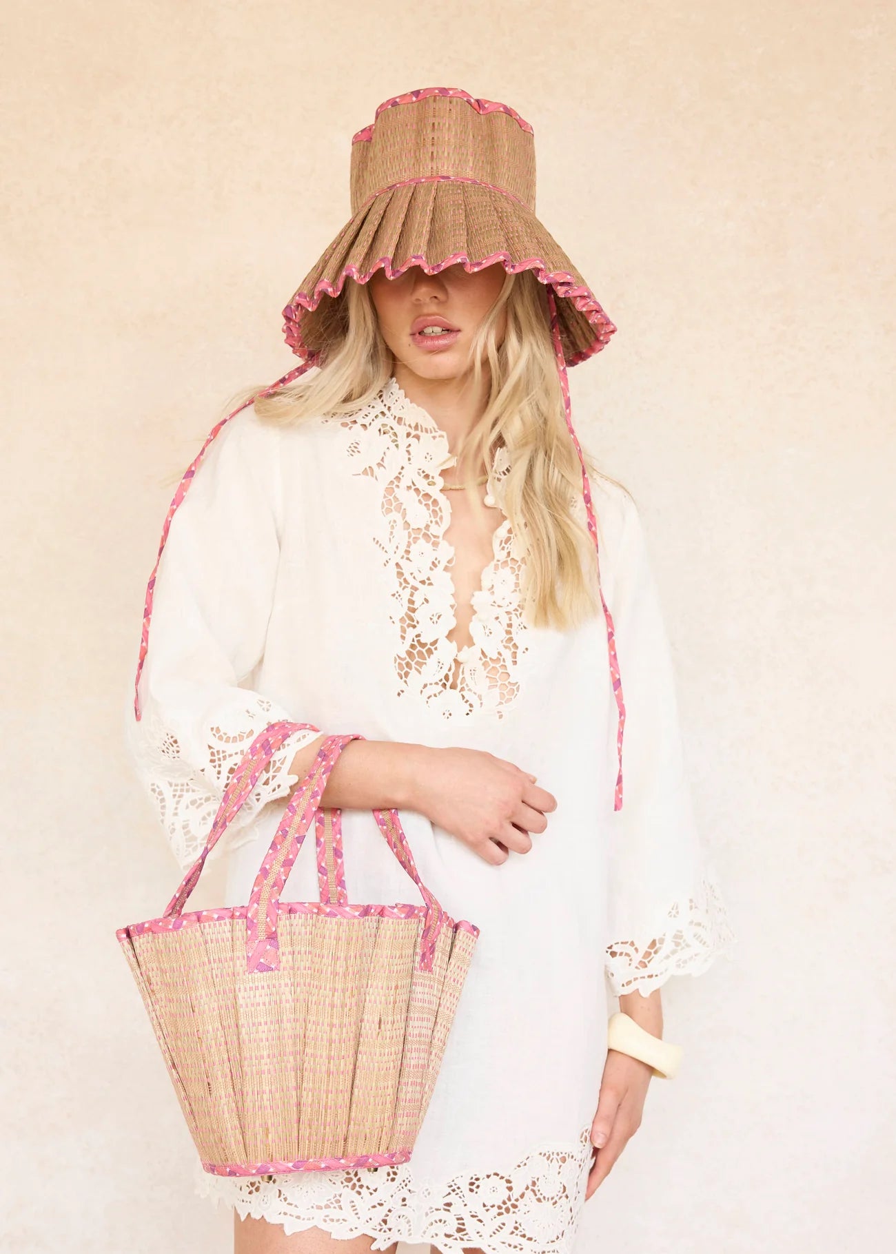 Luxe Capri Hat in Beachfront