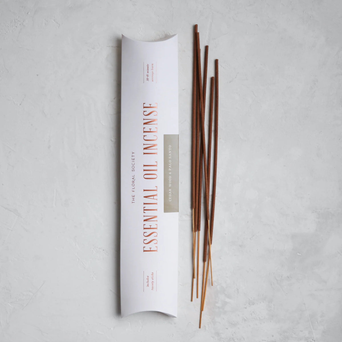 Essential Oil Incense in Cedarwood & Palo Santo