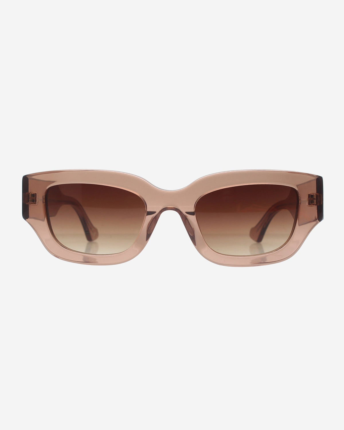Luxe Eden Sunglasses in Champagne — front