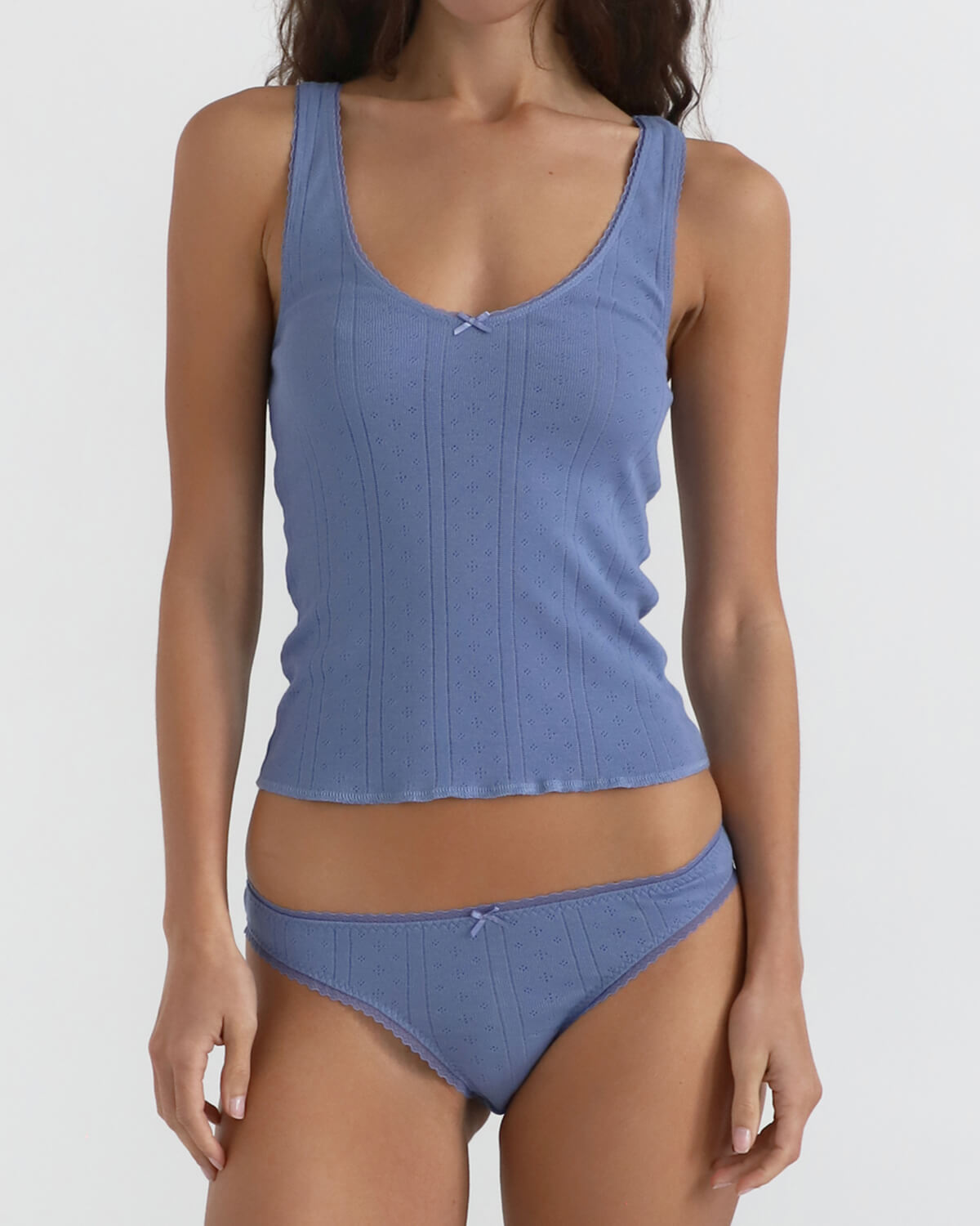 The Scoop Tank in French Blue