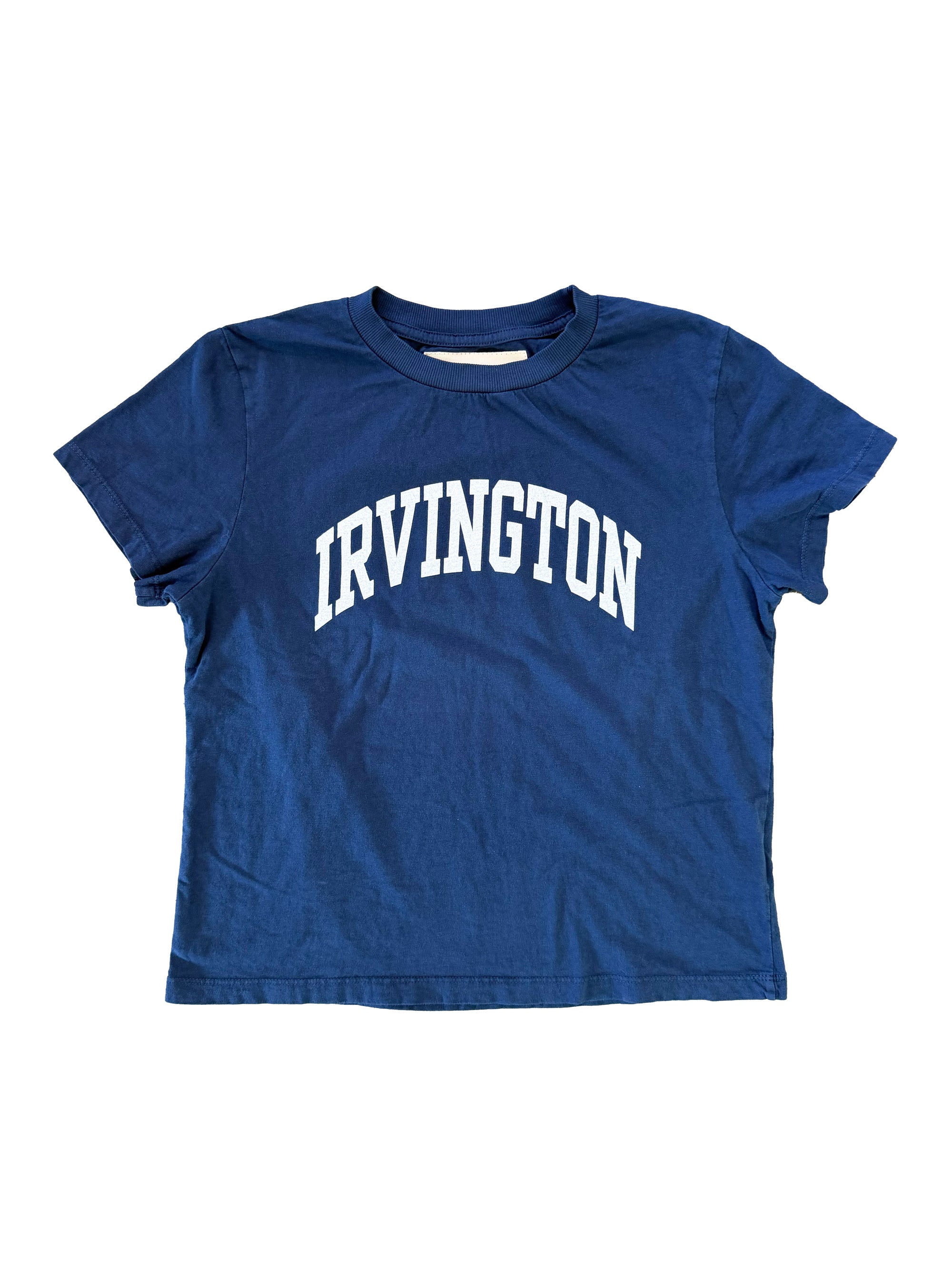 Irvington Souvenir Varsity Tee in Navy