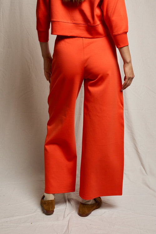 Mikos Travel Wide Leg Pant in Tomato — view 5