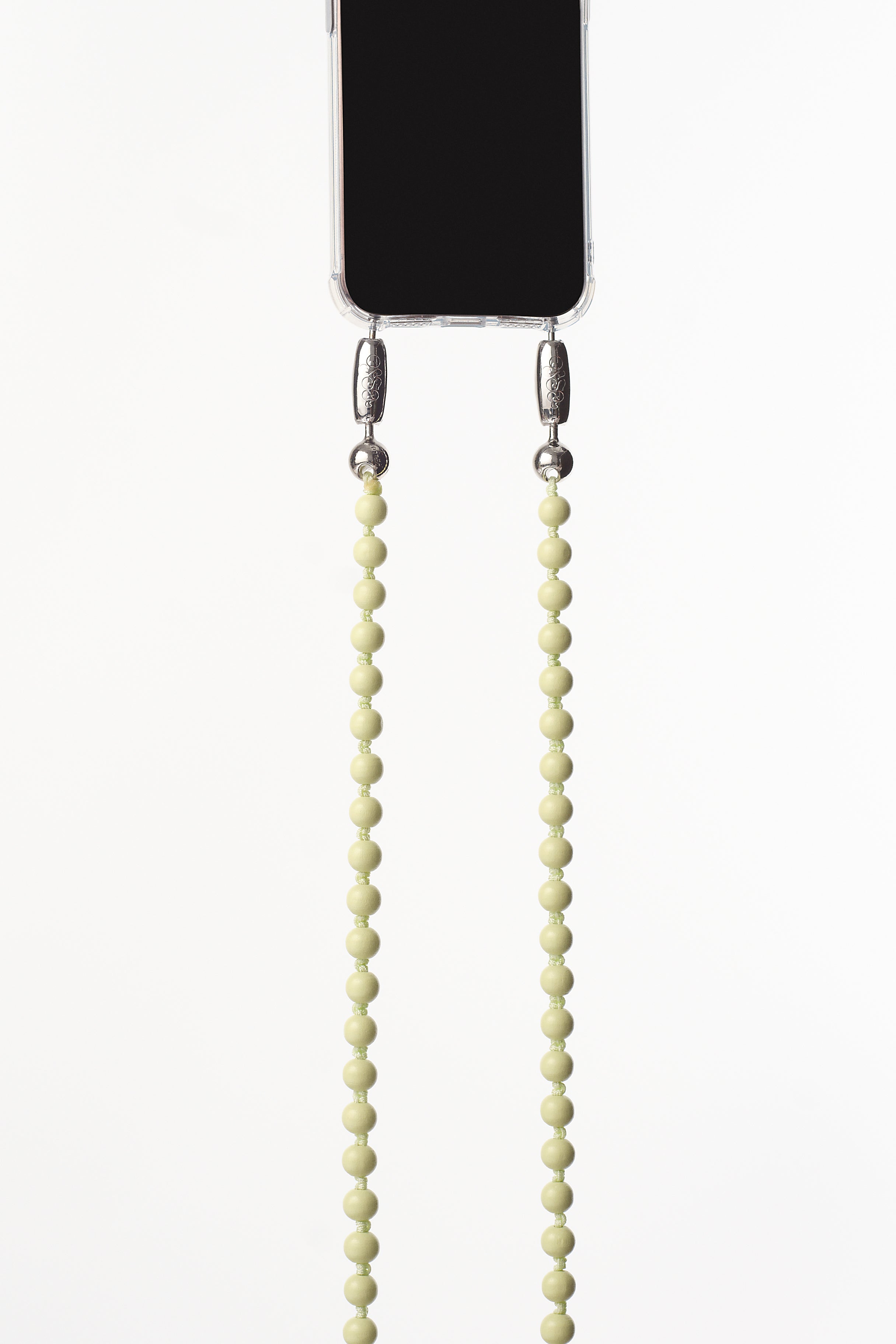 Wood Crossbody Phone Strap in Mint — view 3