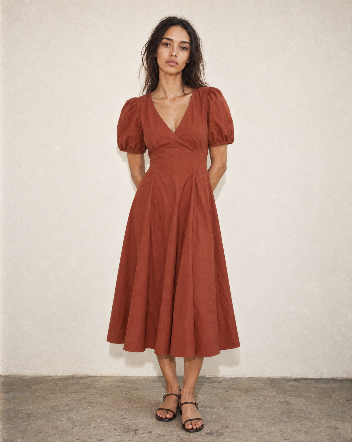 Miri Dress in Copper