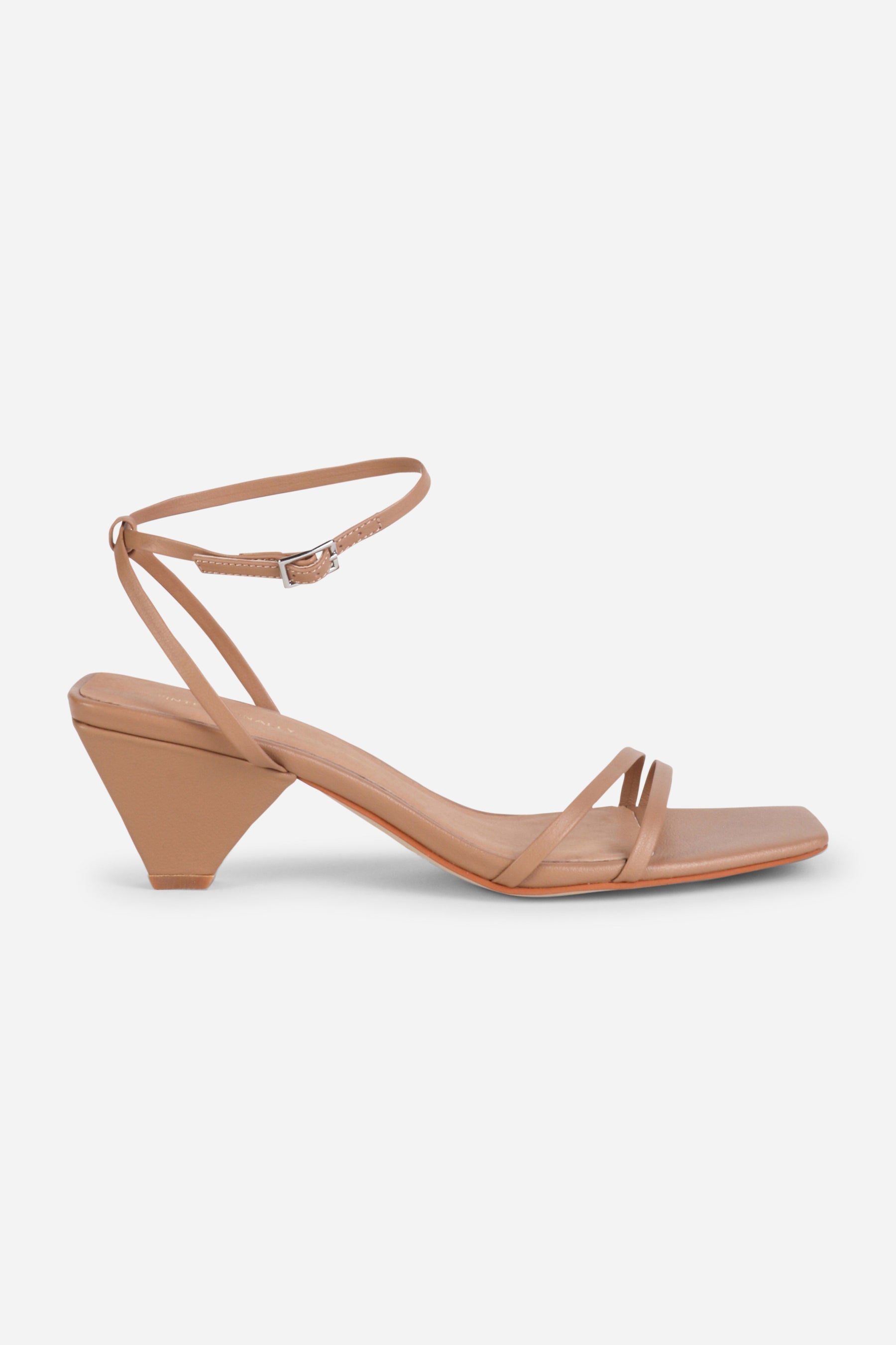 Pretty Please Leather Heel in Clay — view 3