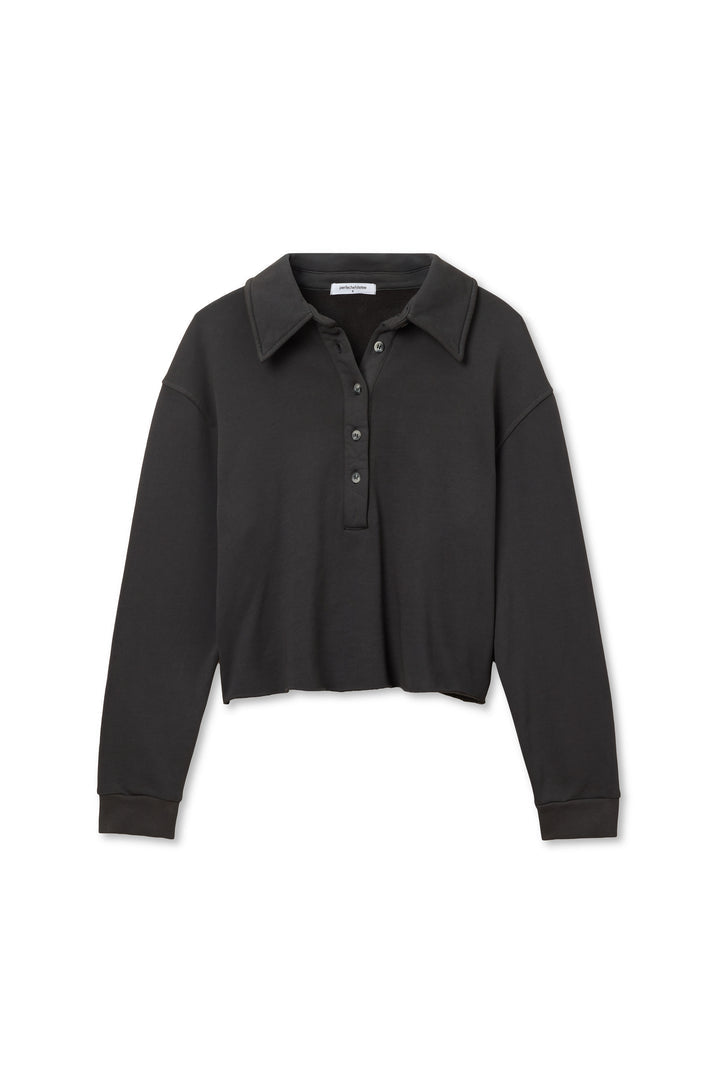 Vinny Fleece Collared Sweatshirt