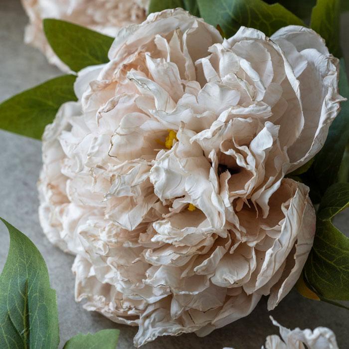 Artificial Peony in Evening Dew