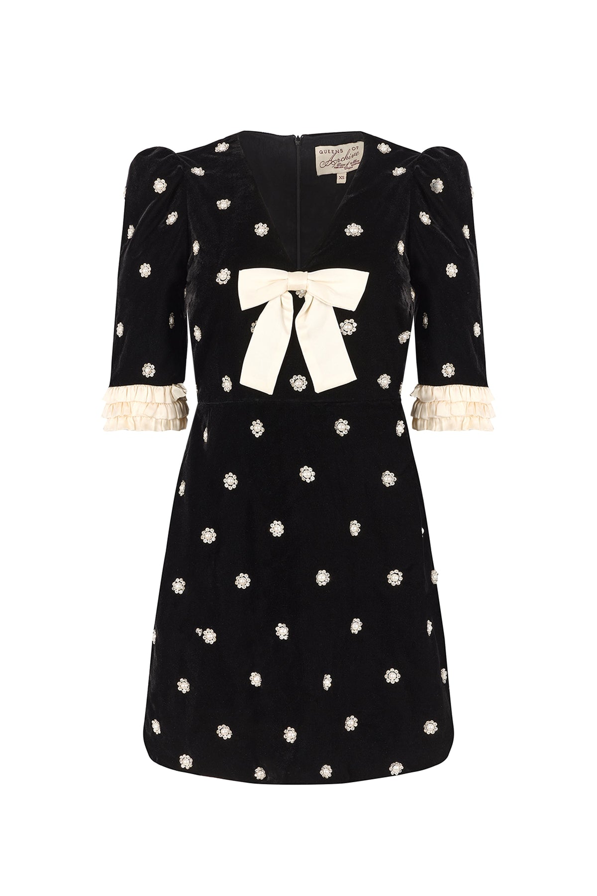Camille Dress in Black — view 5