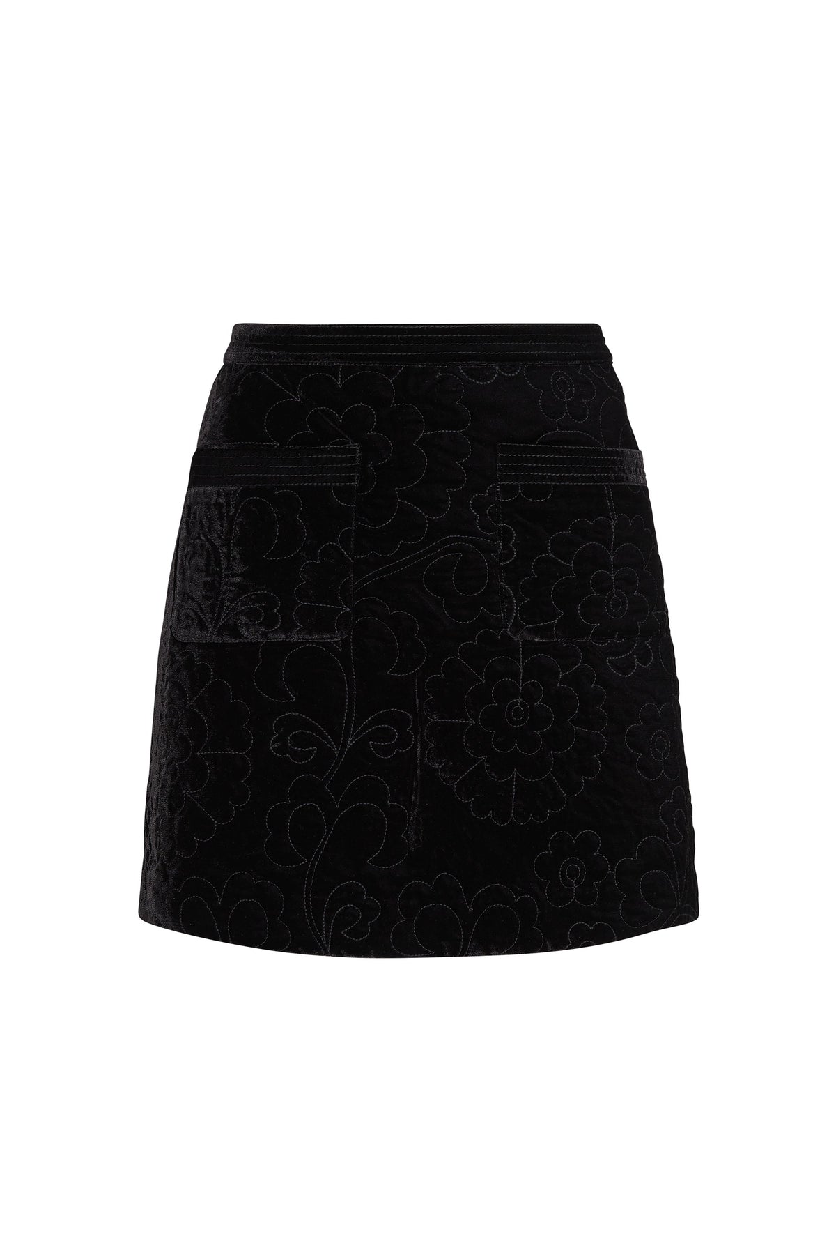 Maybelle Skirt in Black — view 4