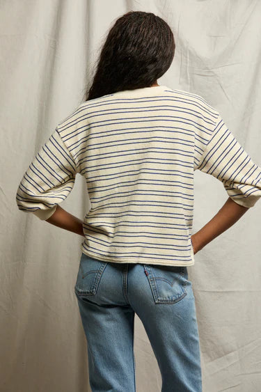 Roxy Stripe Loop Terry Sweatshirt
