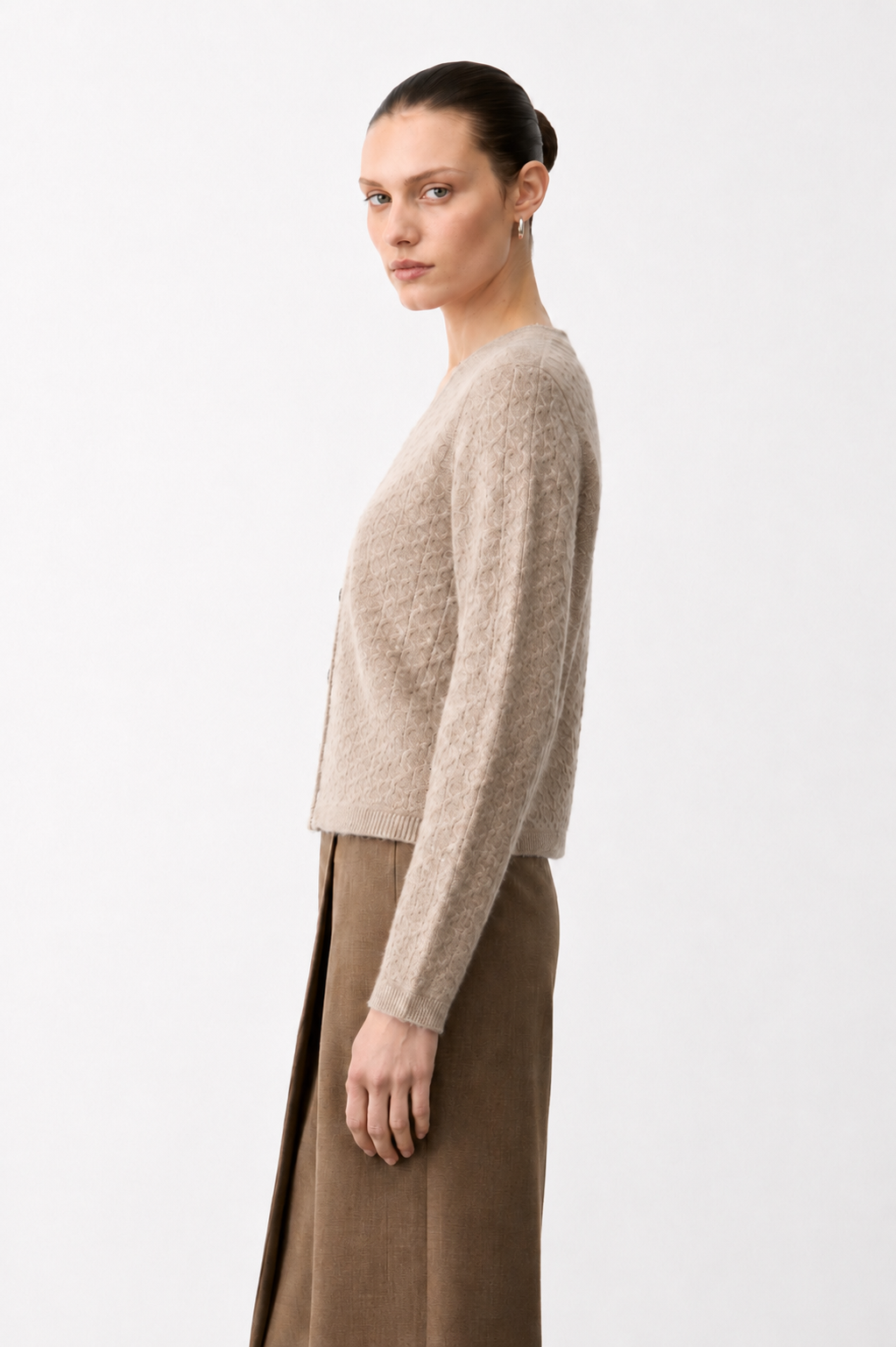 Lucinda Cardigan in Latte