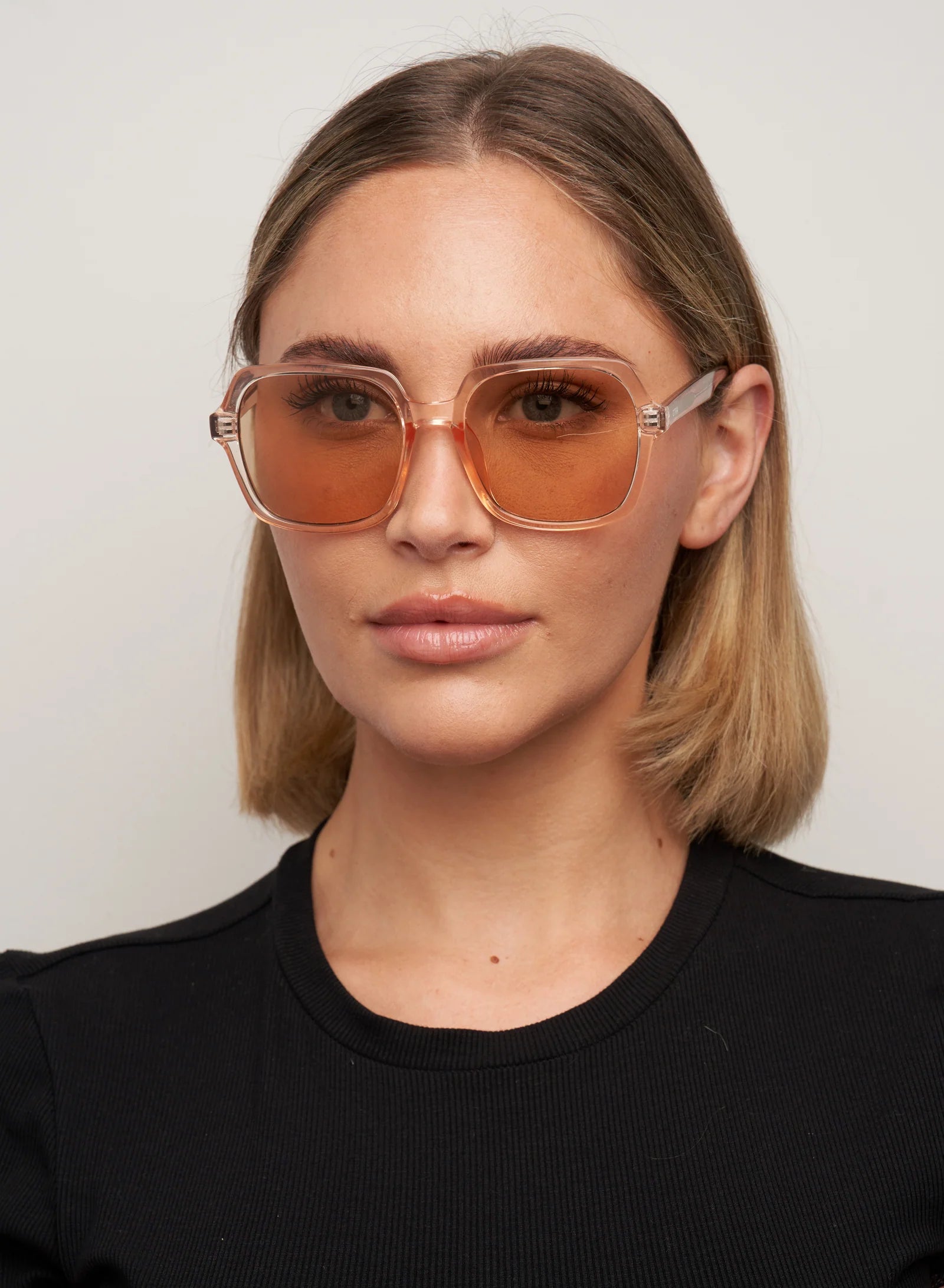 Sady Sunglasses in Gold/Brown