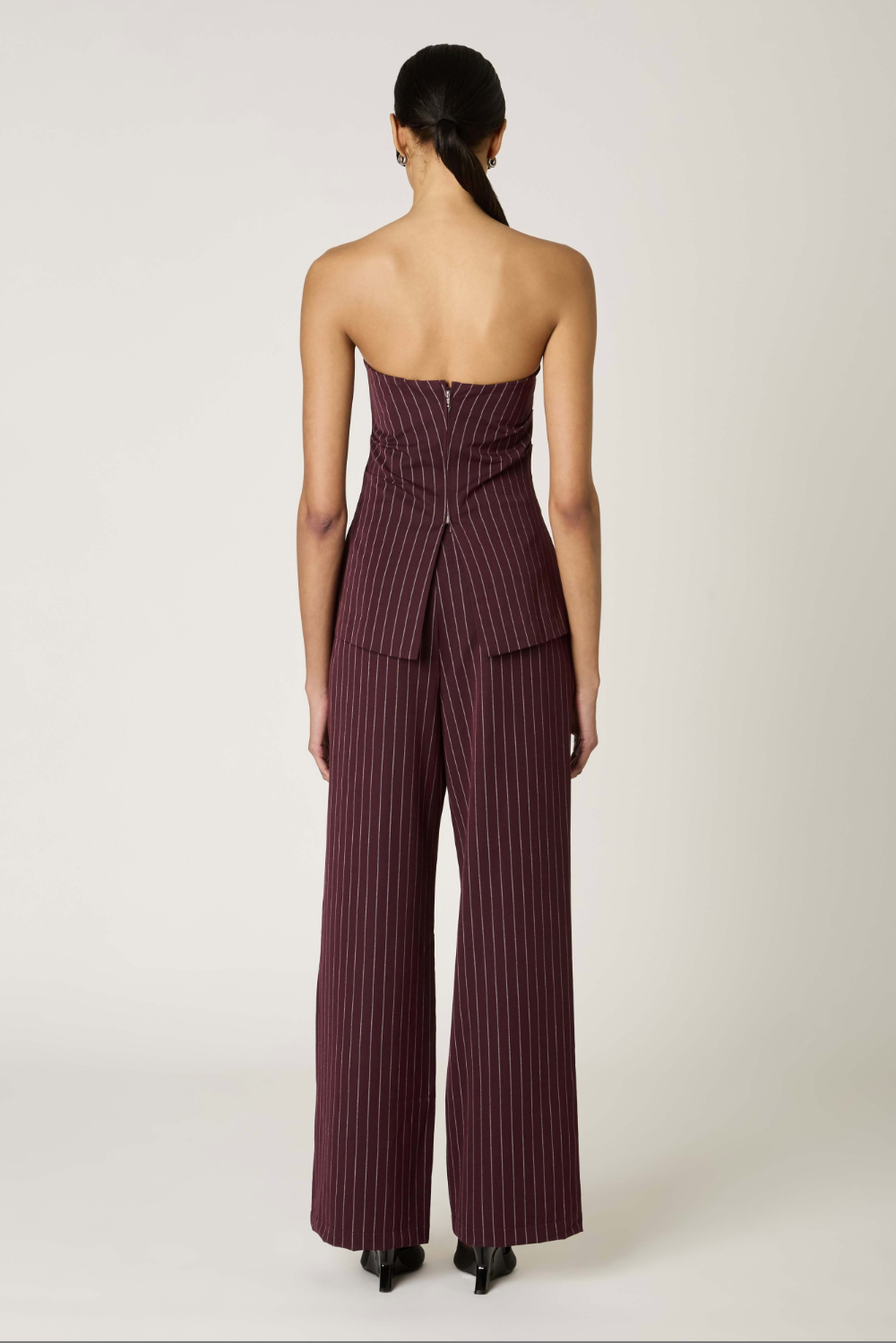 Kara Trouser in Oxblood