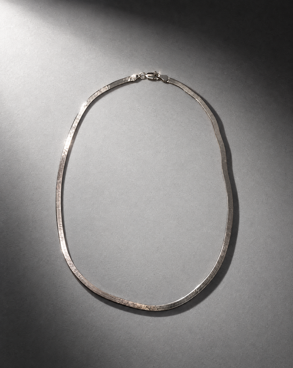 Silver Herringbone Chain