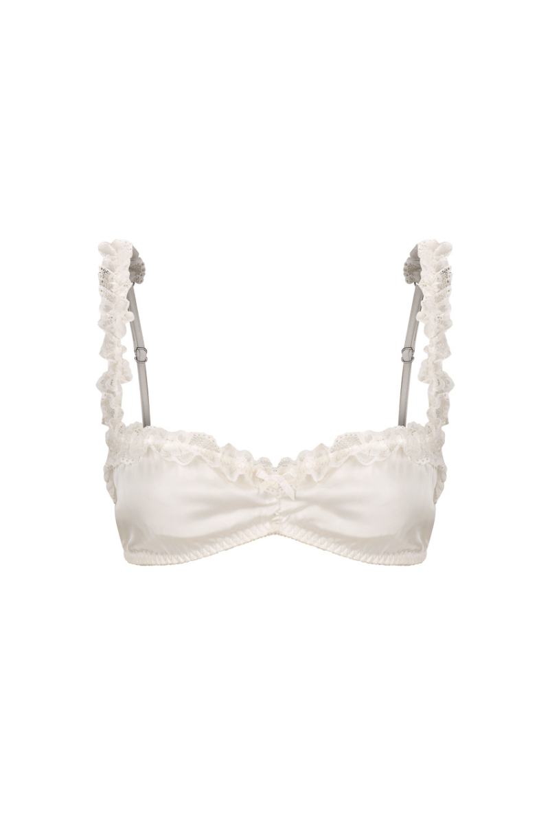 Stella Bralette in Ivory