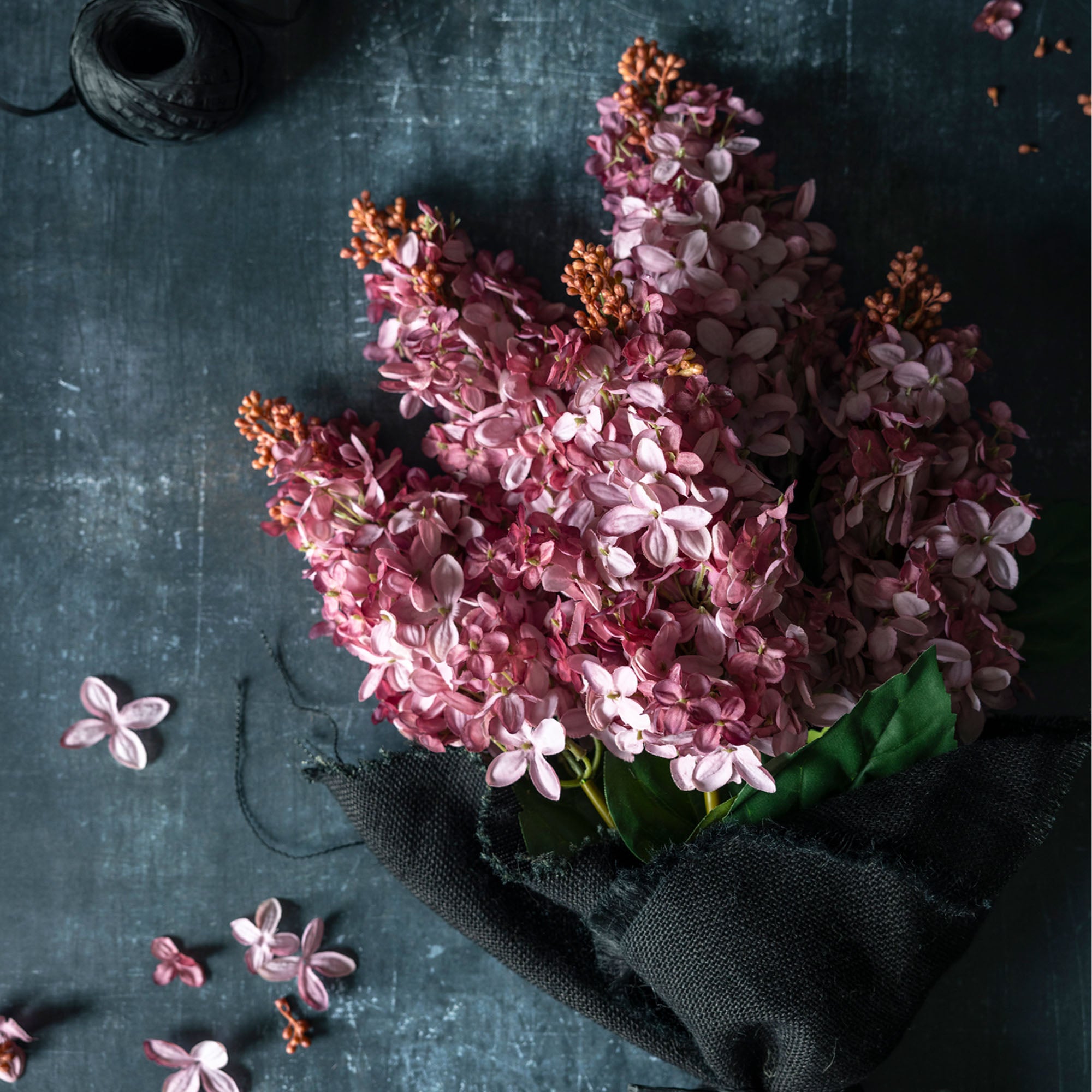 Artificial Cone Hydrangea in Sunset