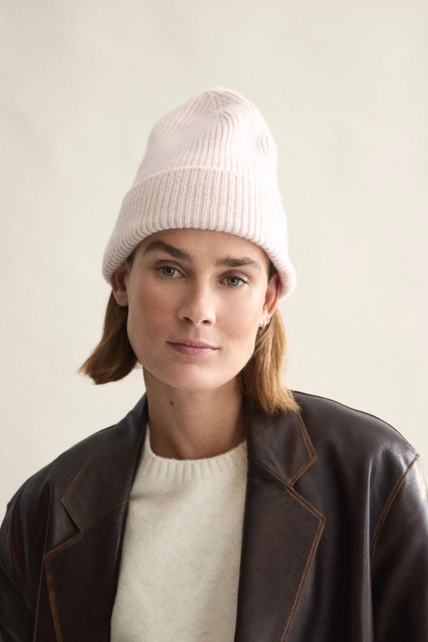 Le Bonnet Beanie in Misty Rose
