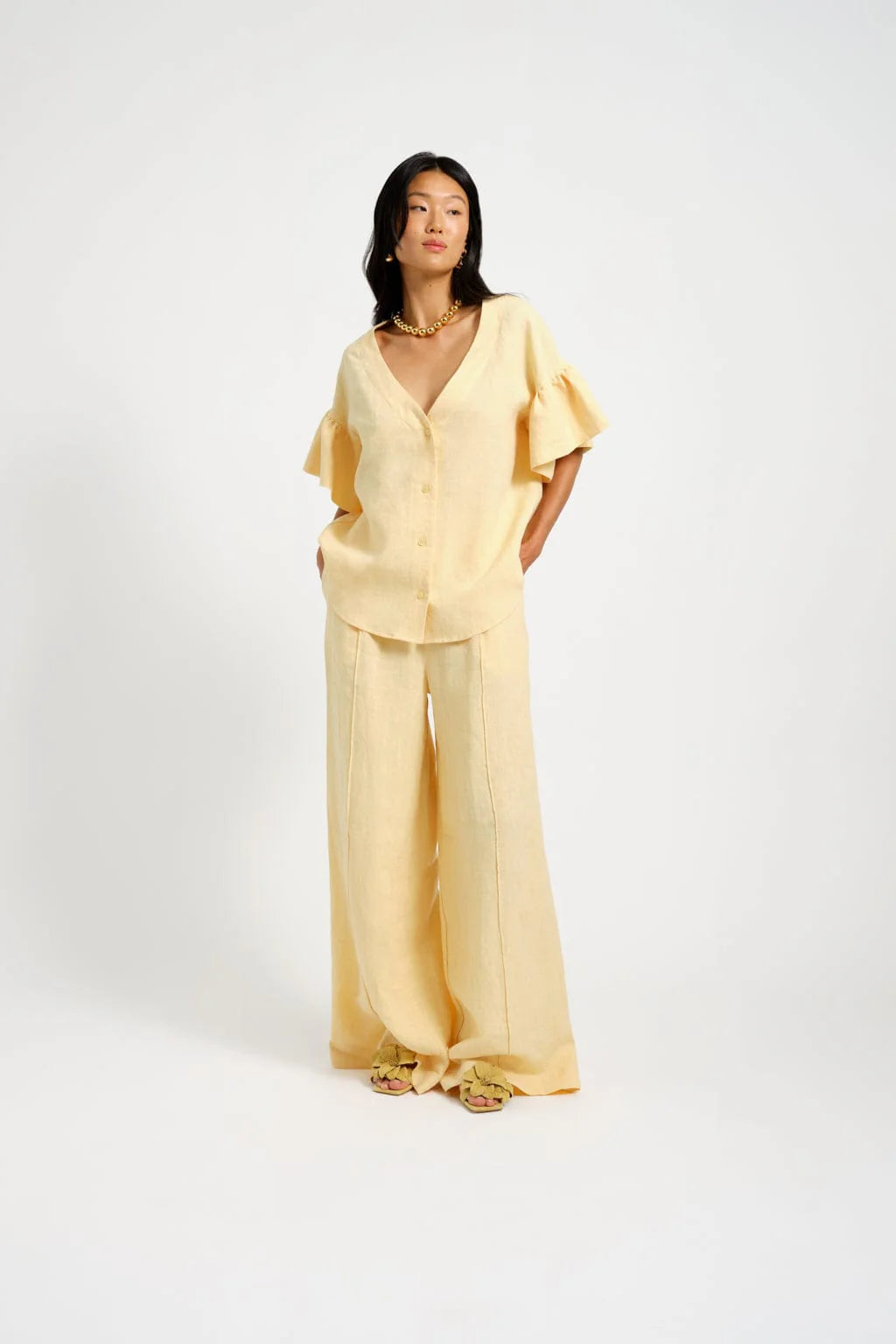 Dottie Blouse in Yellow