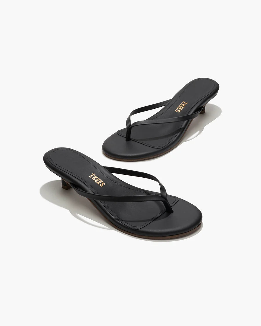Julia Kitten Heel Sandal in Sable