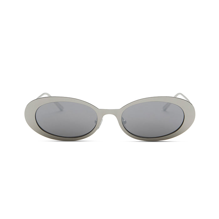 Lyric Leigh Sunglasses in Gloss Silver — view 2