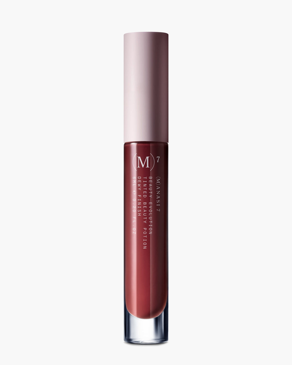Tinted Beauty Potion in Hayata by (M)anasi 7 — the medium rosy brown liquid tint with its doe-foot applicator