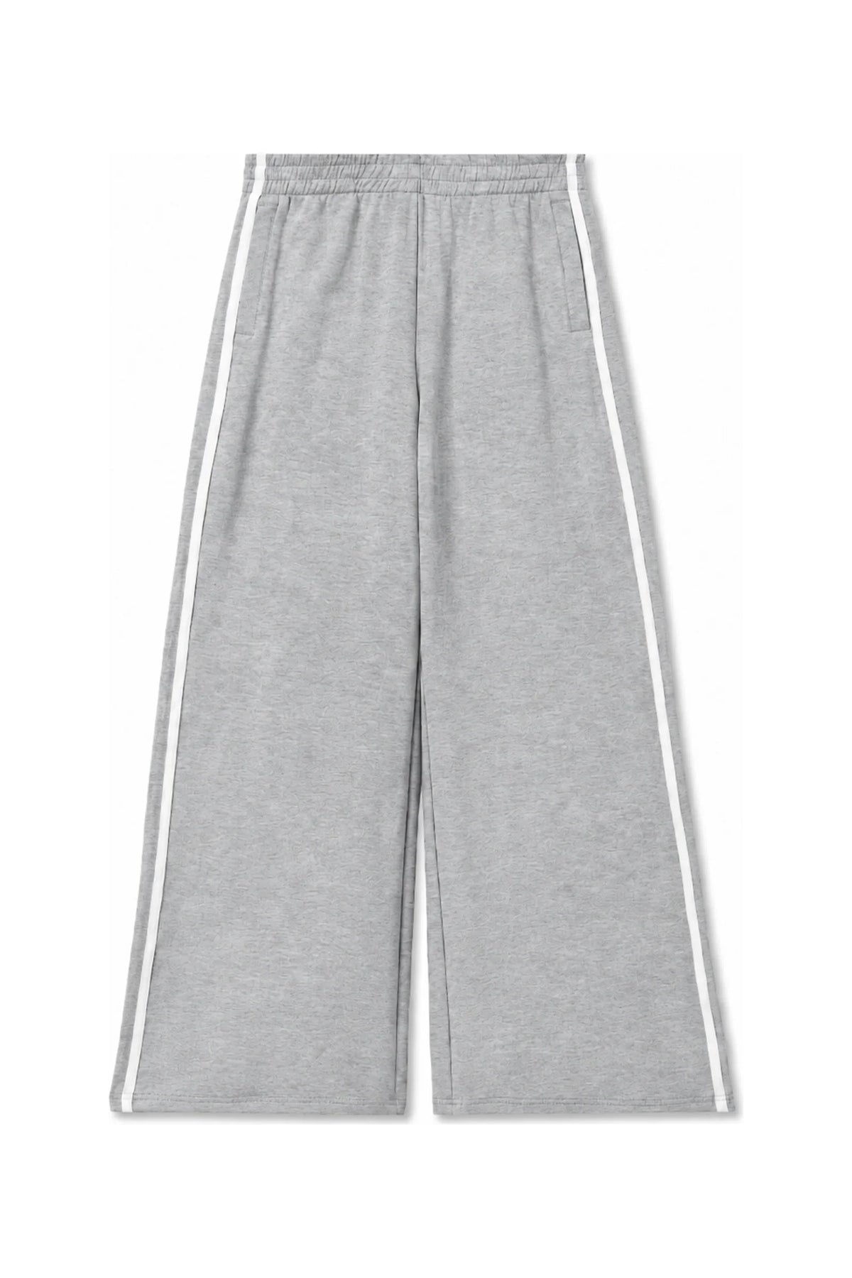 Mikos Pureform Wide Leg Pant in Heather Grey - view 1