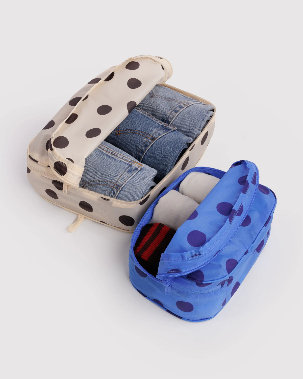 Packing Cube Set in Polka Dot Mix