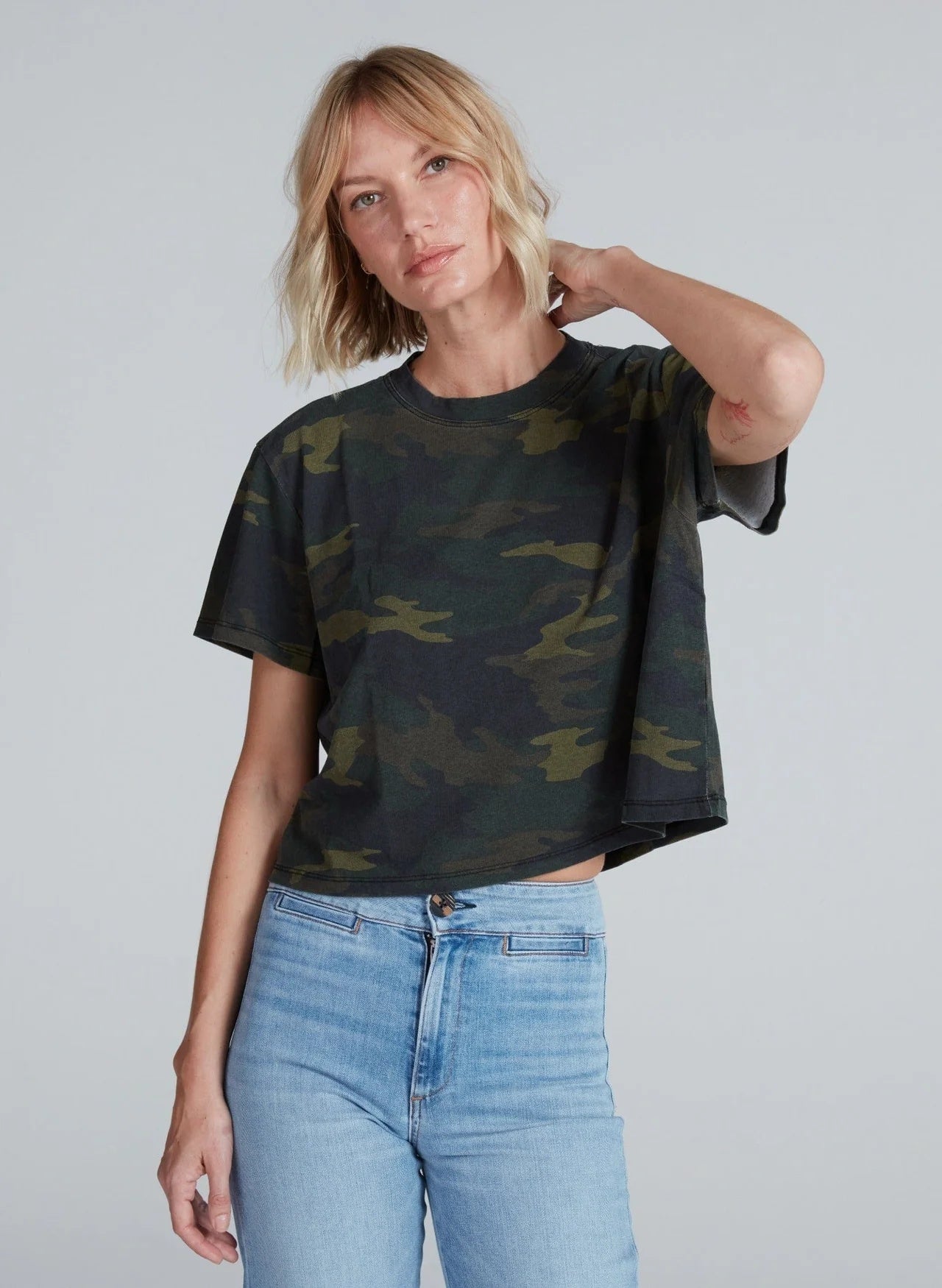 Shrunken Boy Tee in Camo — view 2