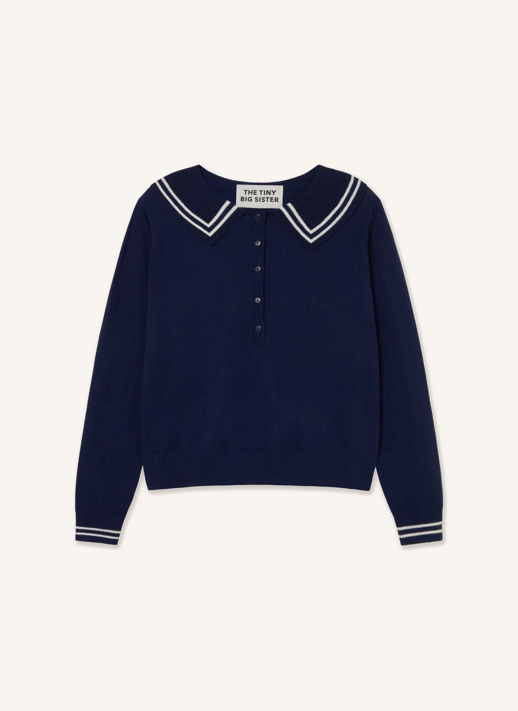 Babydoll Sweater in Navy — view 1