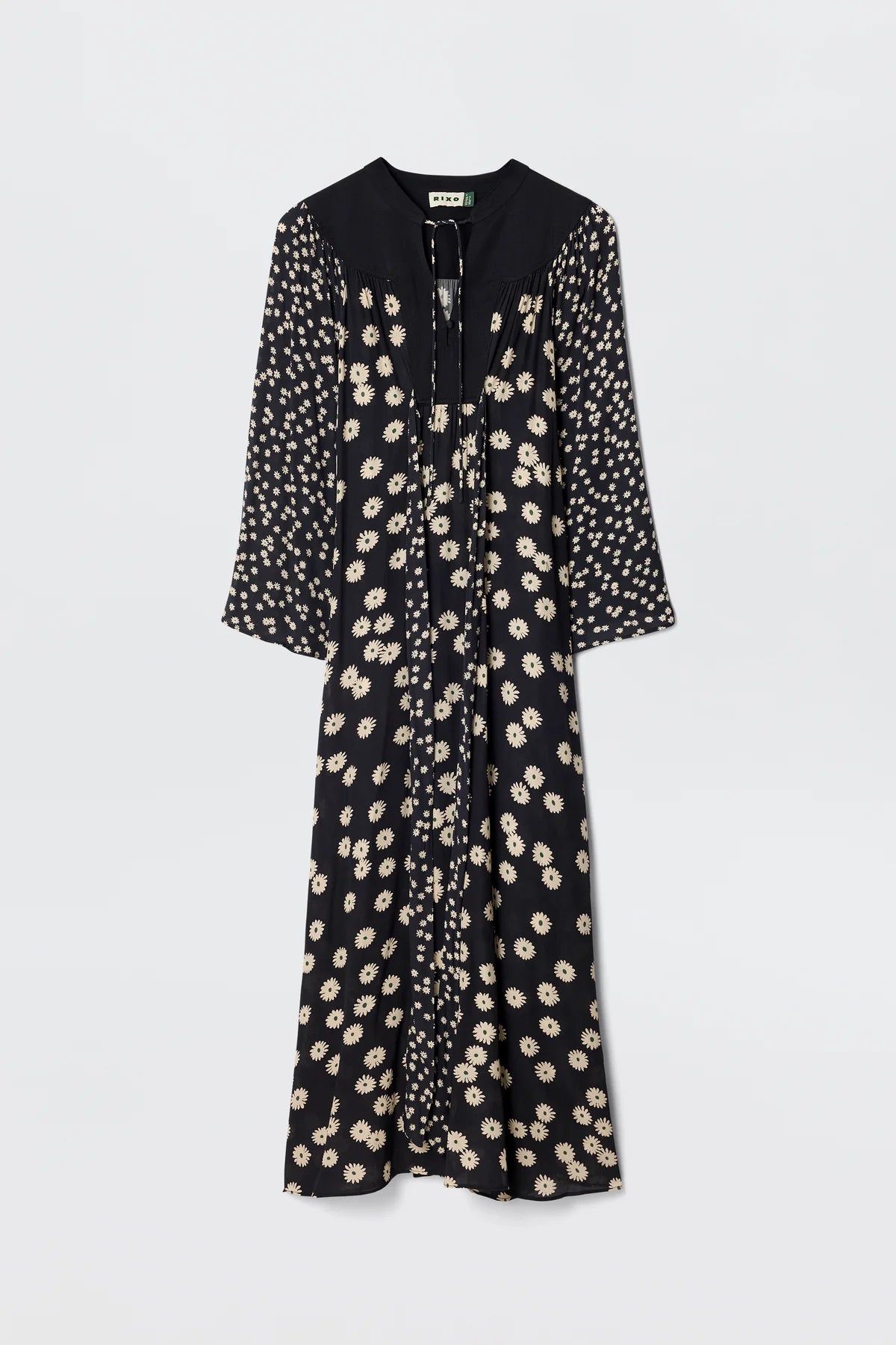 Anela Midi Dress in Daisy Mix Black — view 5