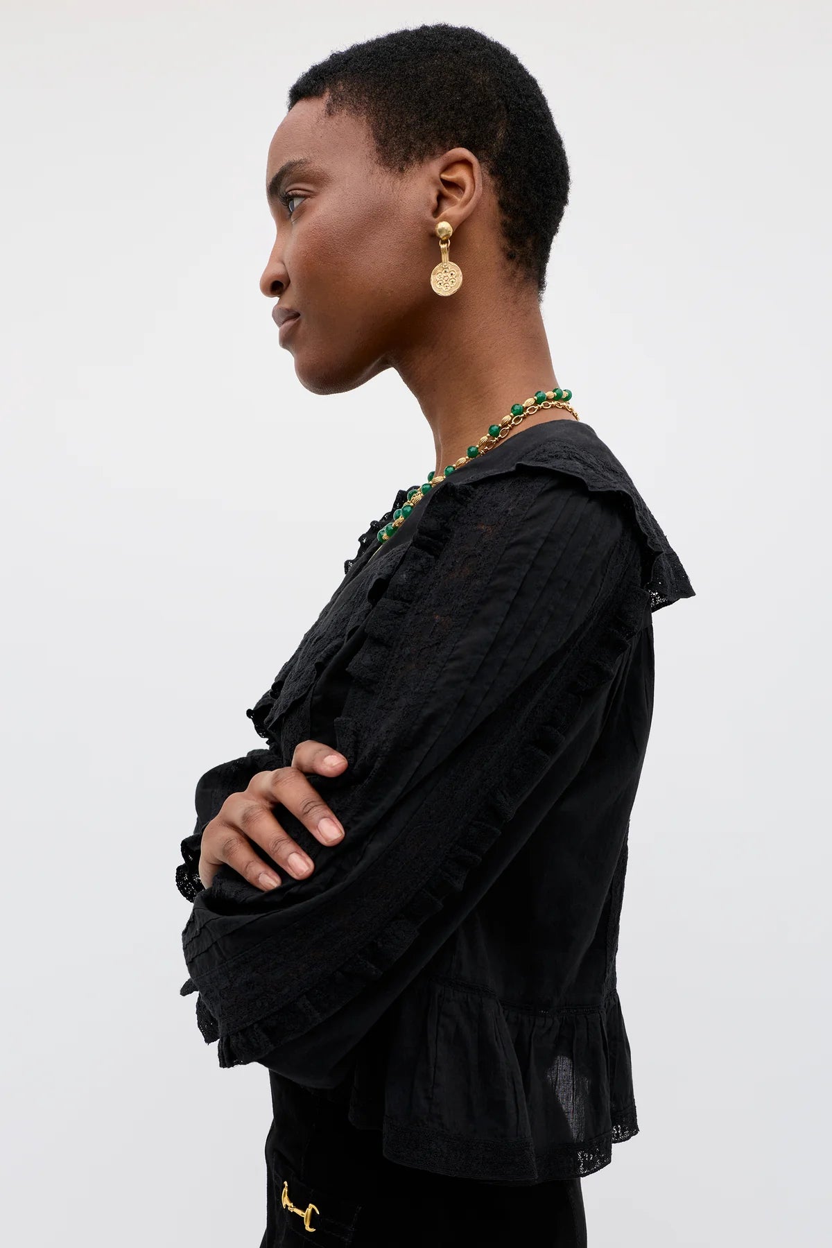 Maribelle Top in Black — view 3
